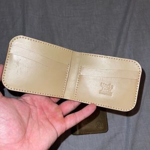 Bundle (2) Uncle Jack handmade and heights leather wallets